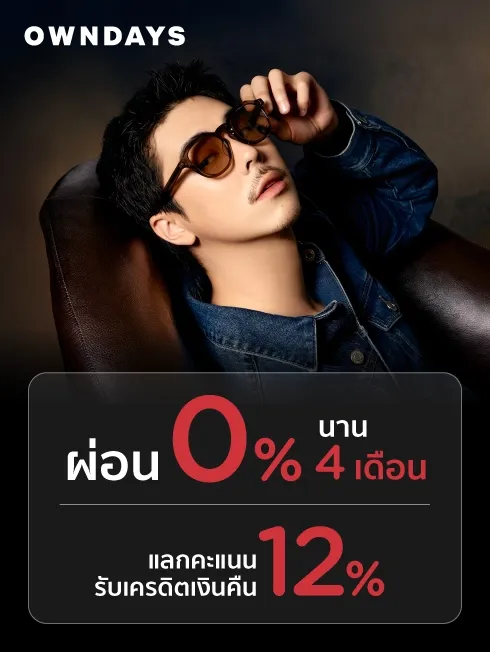 OWNDAYS KTC promotion artwork for cashback and instalments