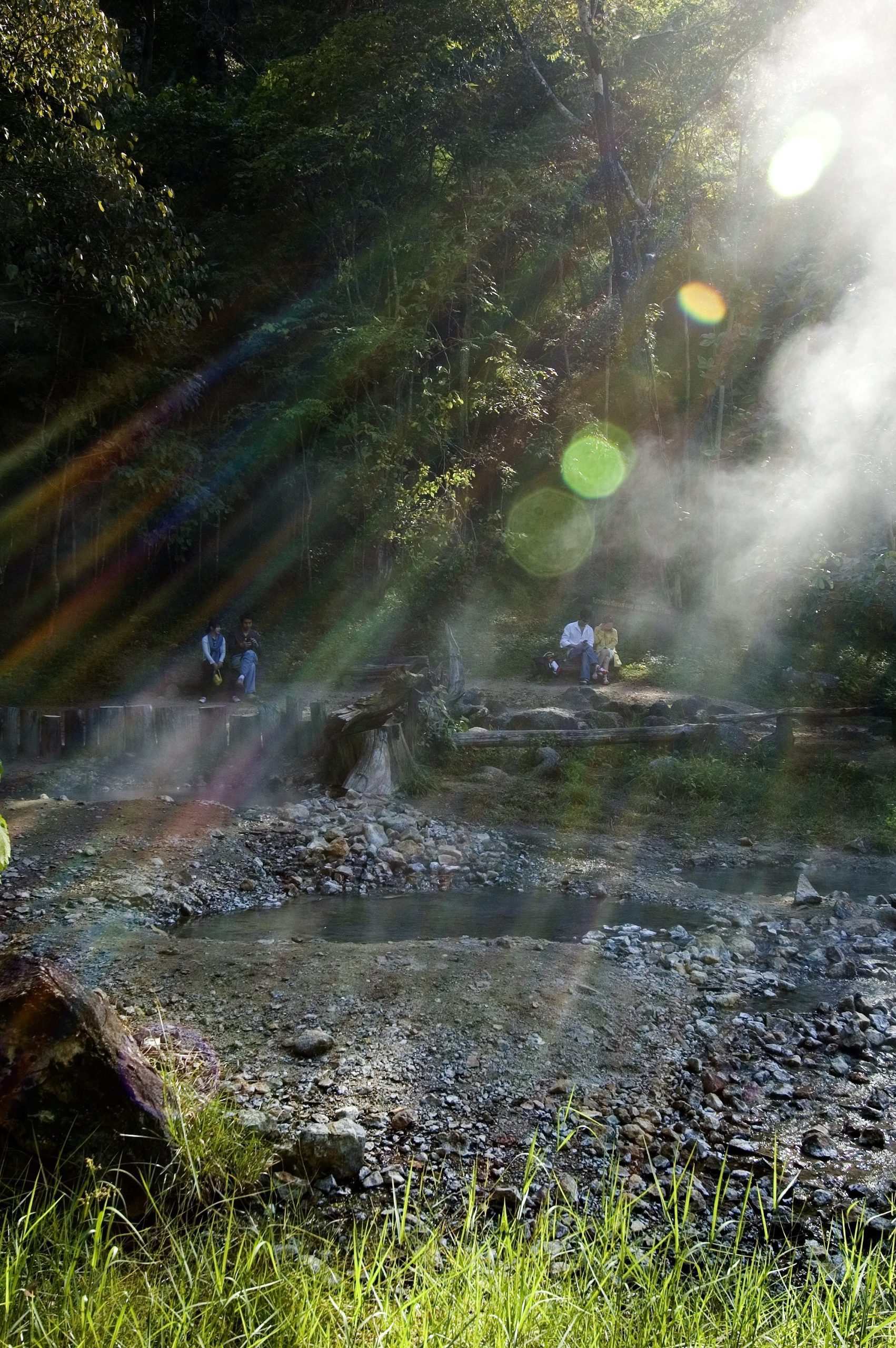 Pai river north of Pai in Mae Hong Son