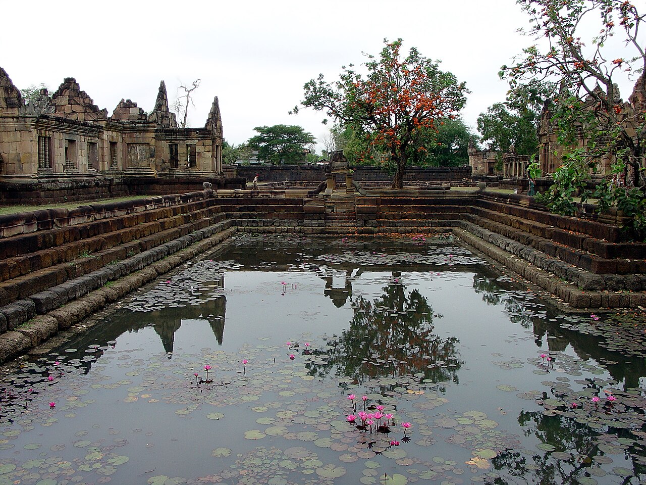 Enclosure pond at Prasat Muang Tam