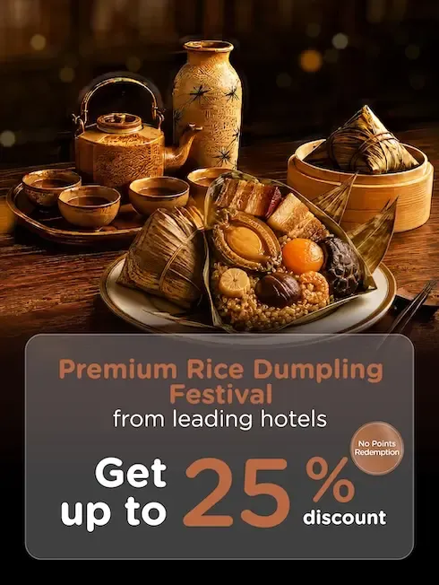 Vertical KTC artwork for premium rice dumpling hotel deal