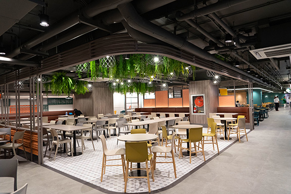 Food and retail area at QSNCC Bangkok