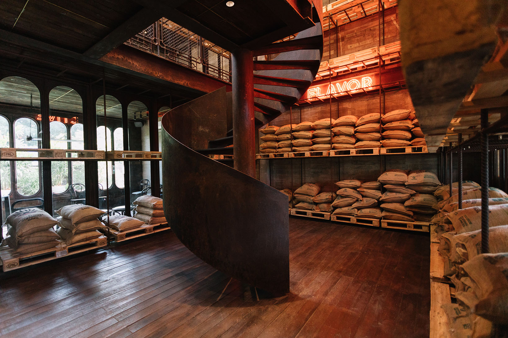 Interior at Rolling Roasters Bangkok