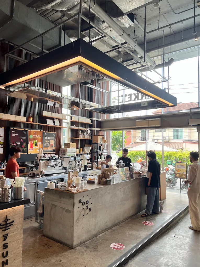 Coffee service at Roots theCOMMONS Thonglor