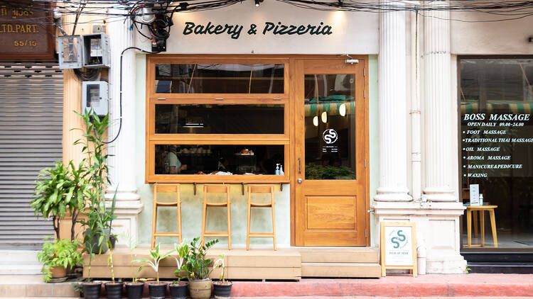 Sarnies Bangkok cafe and brunch setting on Charoen Krung