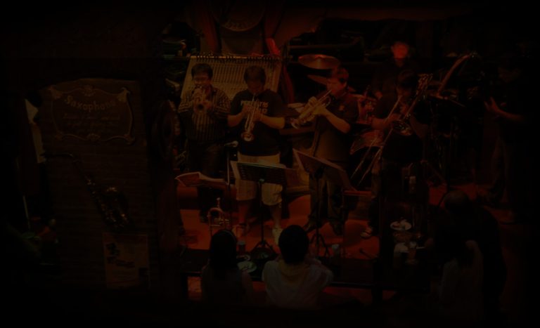 Live music stage at Saxophone Pub Bangkok