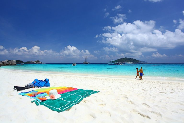 Clear water and granite rocks at Mu Ko Similan National Park in Thailand