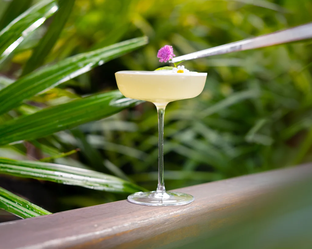 Cocktail at The Hilltop Bar at Six Senses Yao Noi