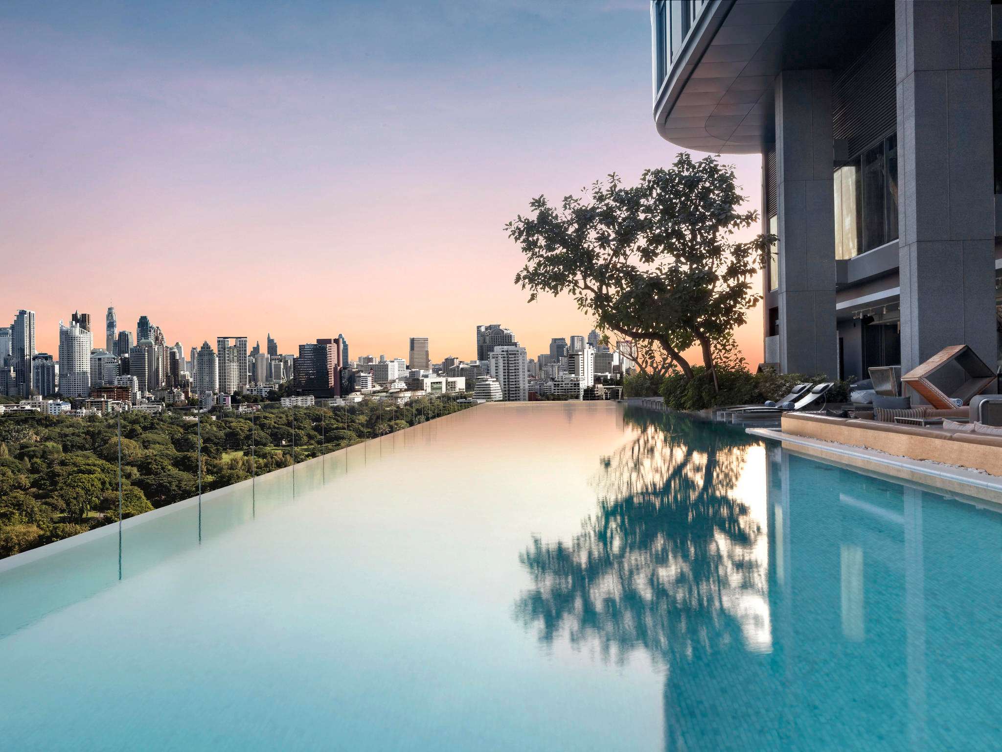 Guest view at SO/ Bangkok hotel