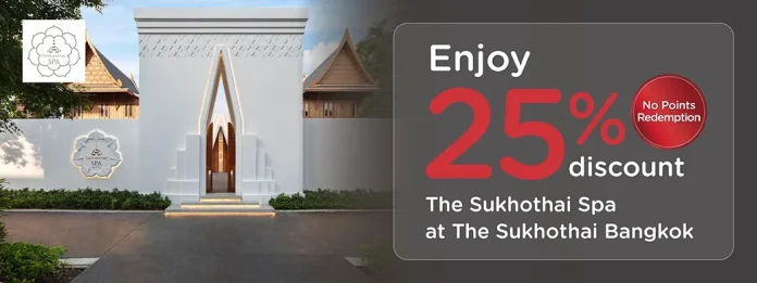 The Sukhothai Spa KTC promotion artwork