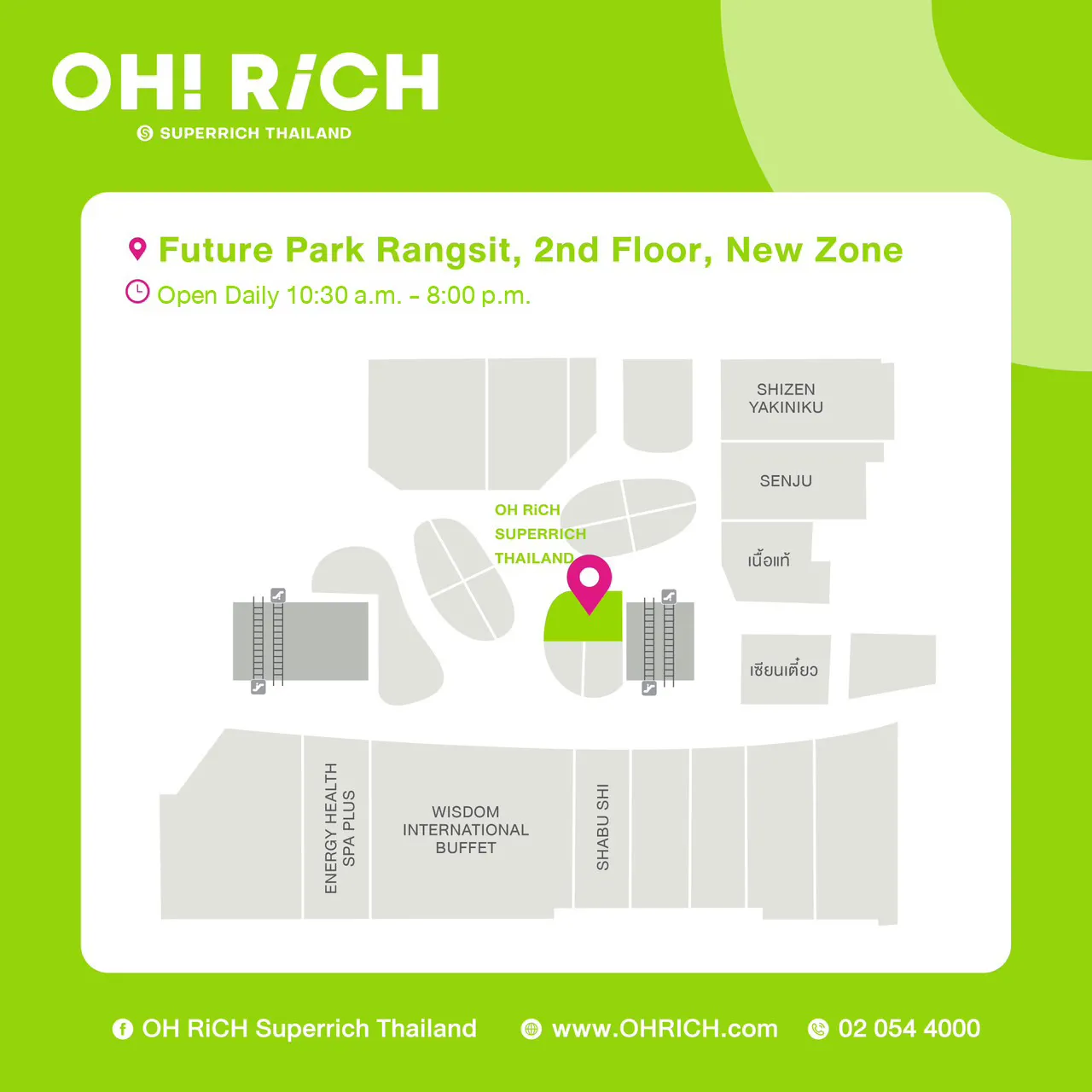 OH RICh Superrich branch counter
