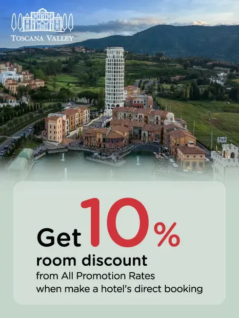 Toscana Valley Khao Yai KTC hotel promotion artwork