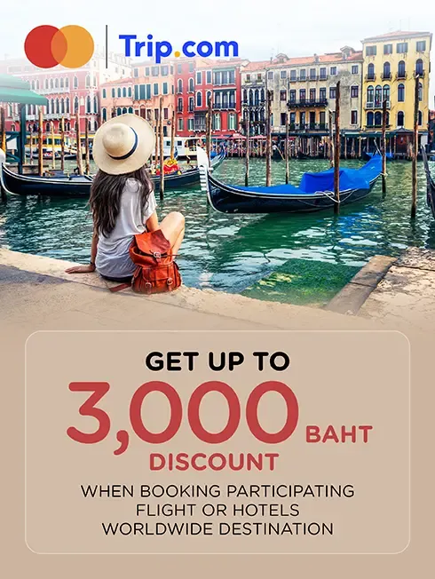 Trip.com KTC Mastercard flight and hotel discount promotion artwork