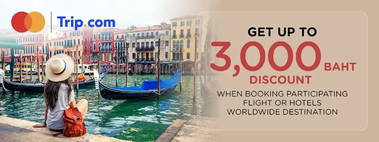 KTC Mastercard promotion for Trip.com flight and hotel bookings