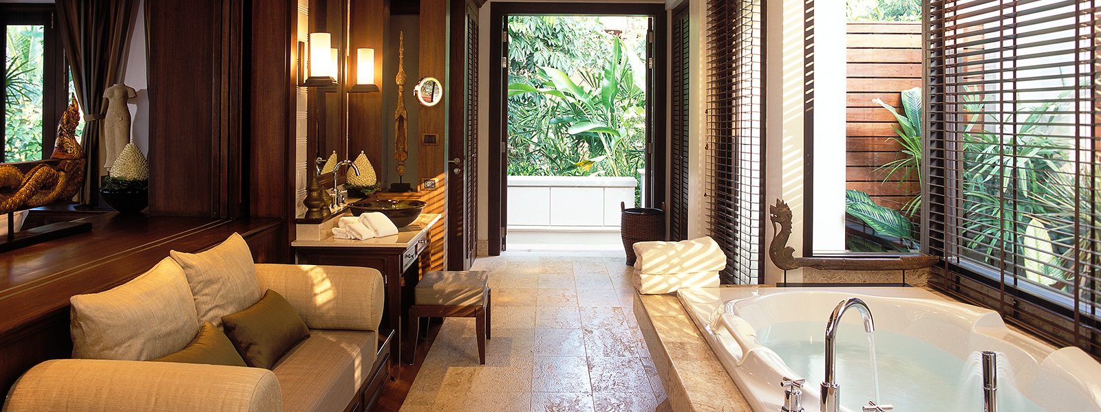 Pool villa deck at Trisara Phuket
