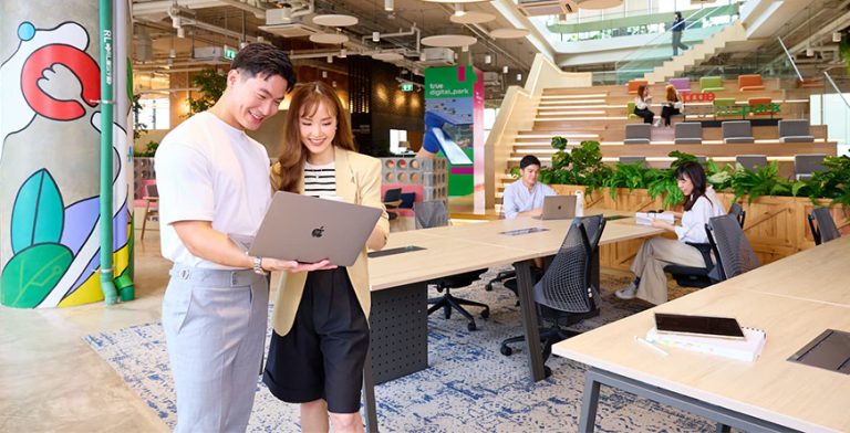 True Digital Park coworking space at Punnawithi in Bangkok