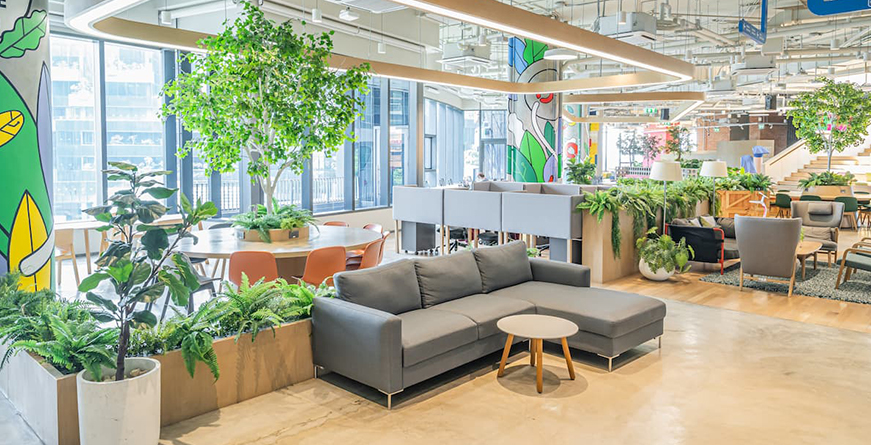 6th floor coworking area at True Digital Park Bangkok