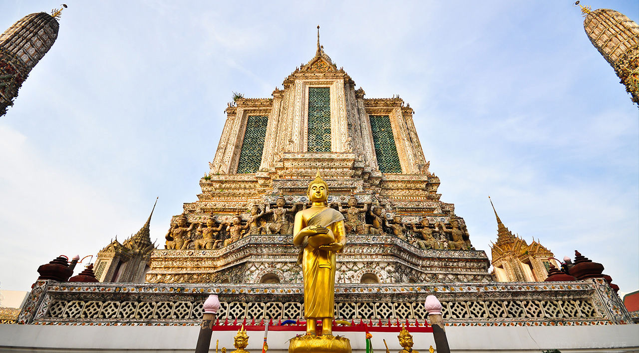 Main prang at Wat Arun in Bangkok