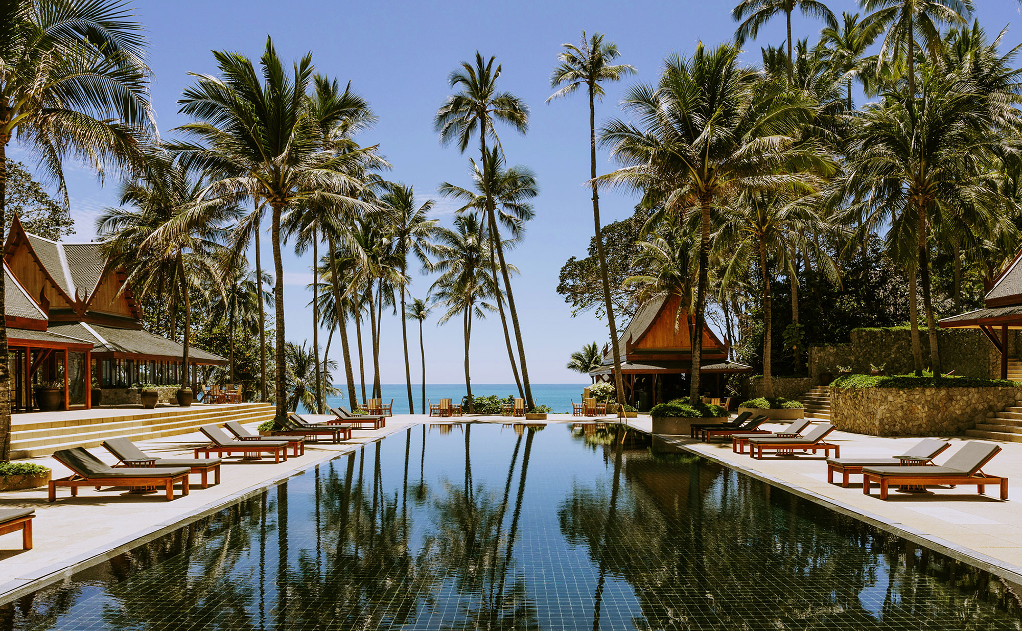 Amanpuri Phuket resort landscape at Pansea Beach