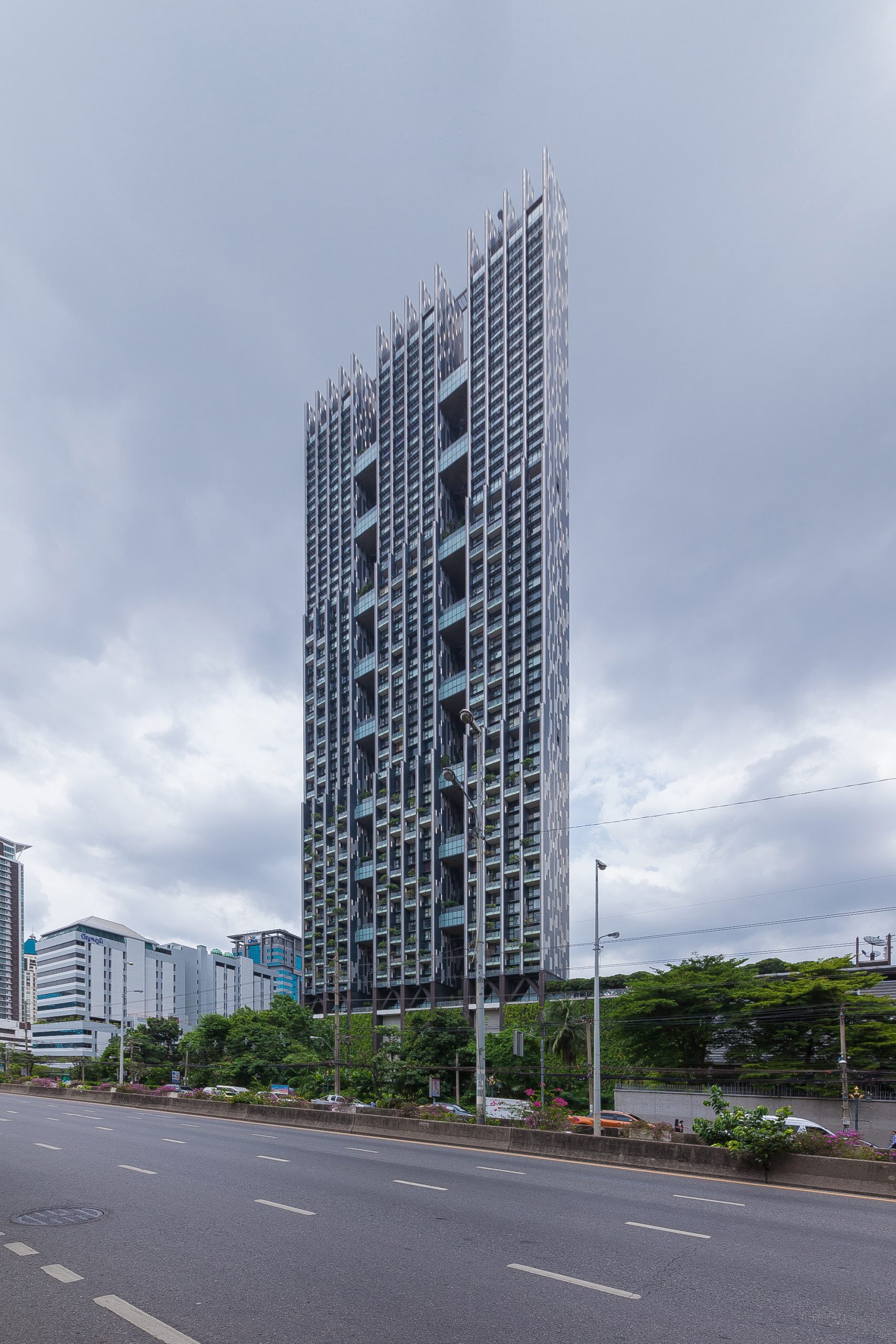 The Met condominium building in Sathon Bangkok