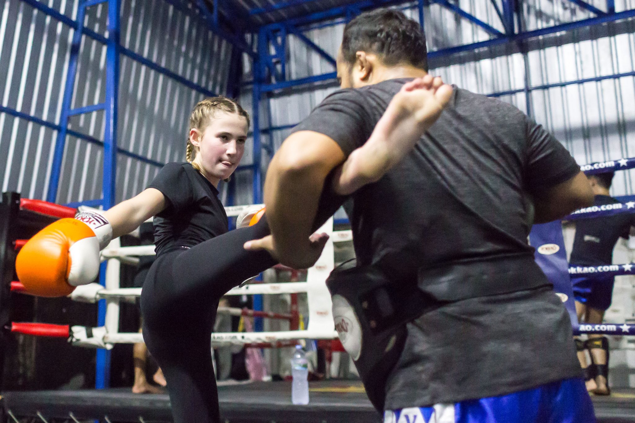 Training at Bangkok Fight Lab in On Nut