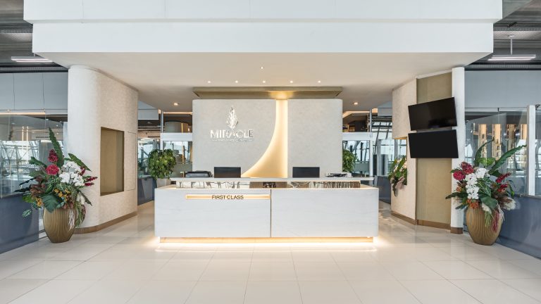 Miracle Lounge airport seating in Thailand