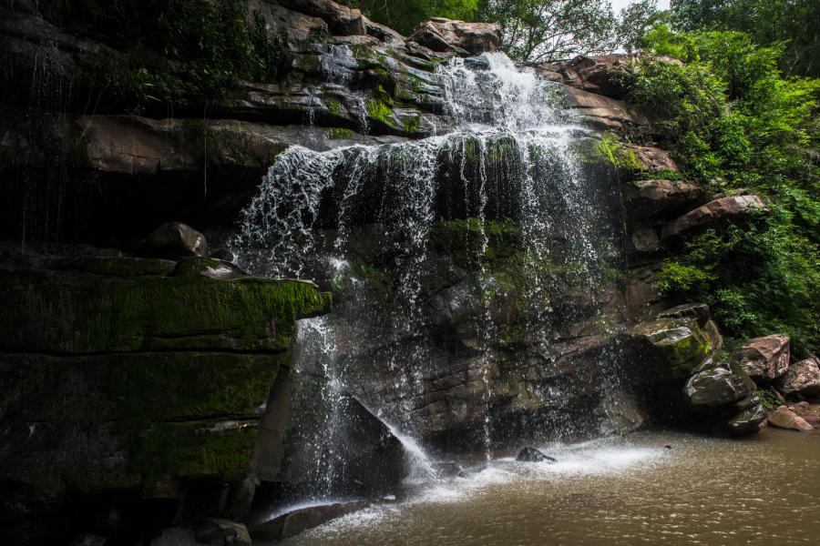 Haew Sai Waterfall in Nam Nao National Park