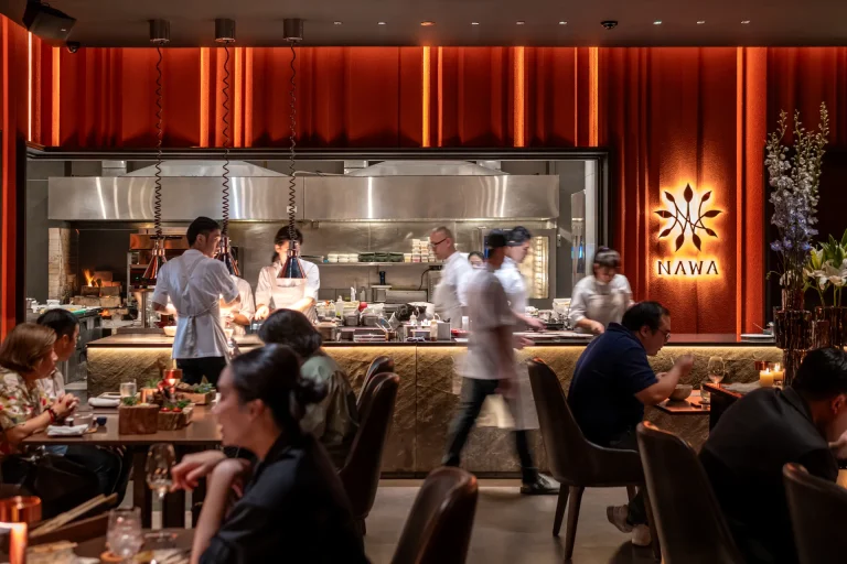 Dining table at NAWA Bangkok