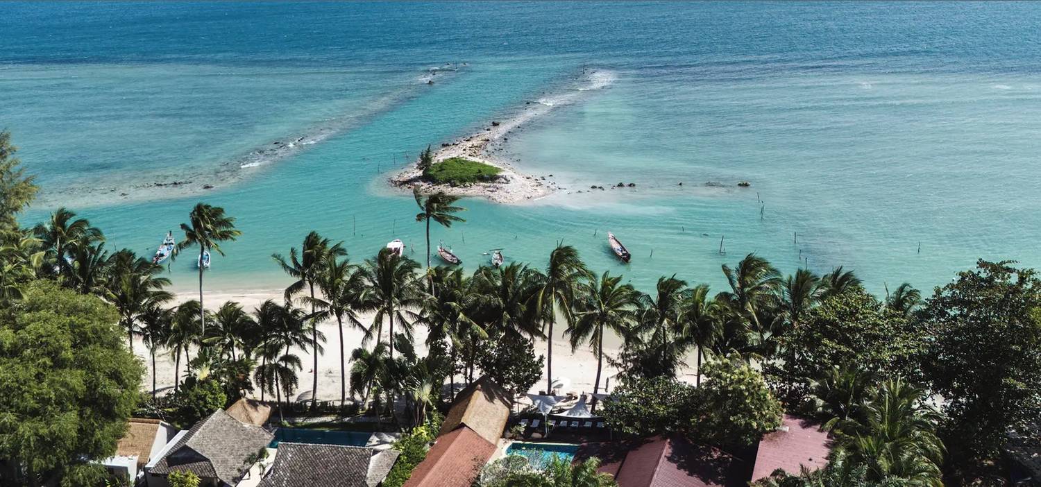 Aerial view of Samahita Retreat Koh Samui