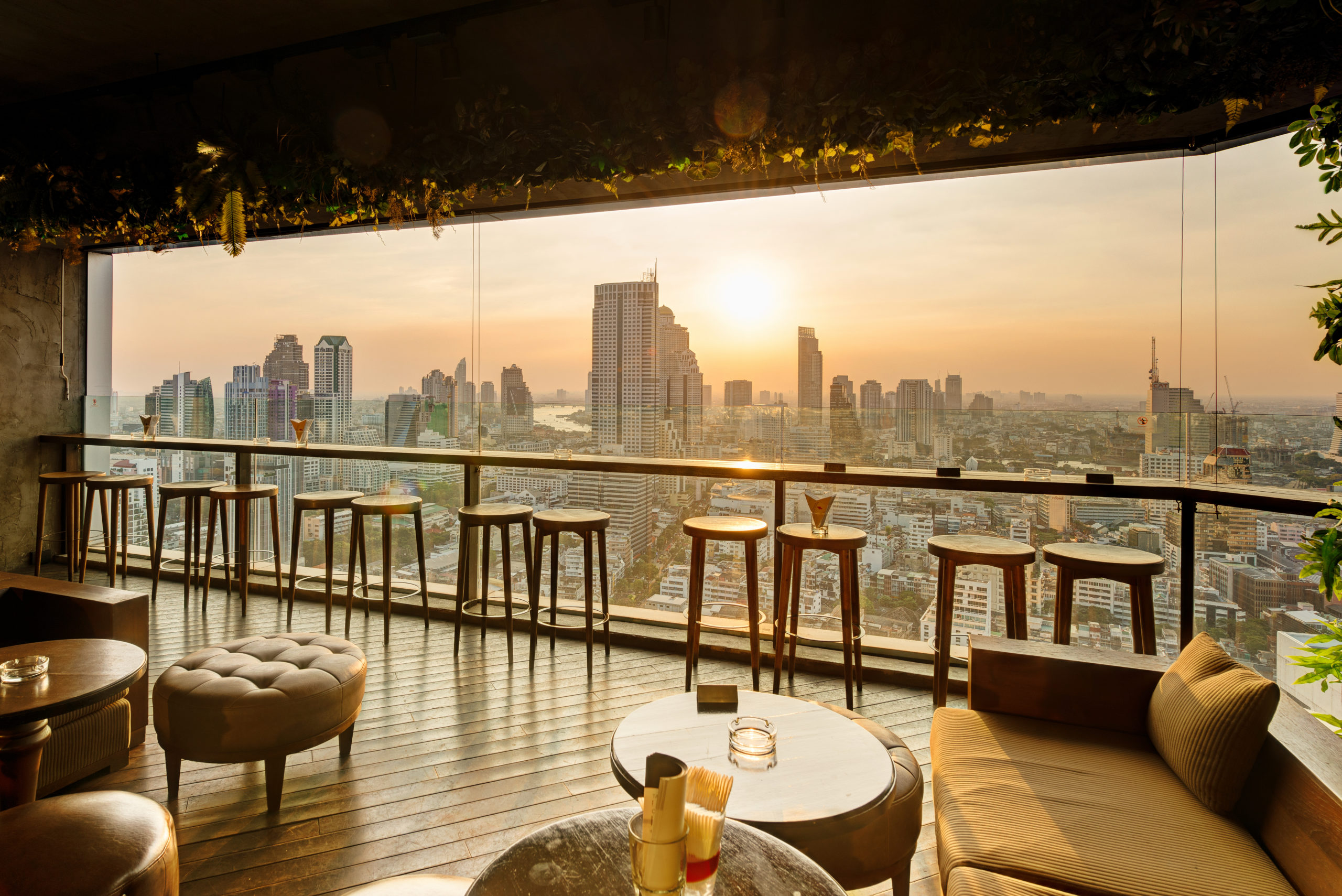 Wine bar interior at Scarlett Bangkok