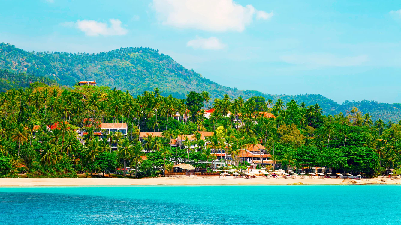 Sheraton Samui Resort exterior and beachside setting