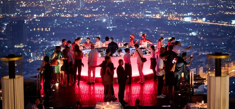 Sky Bar rooftop at lebua Bangkok