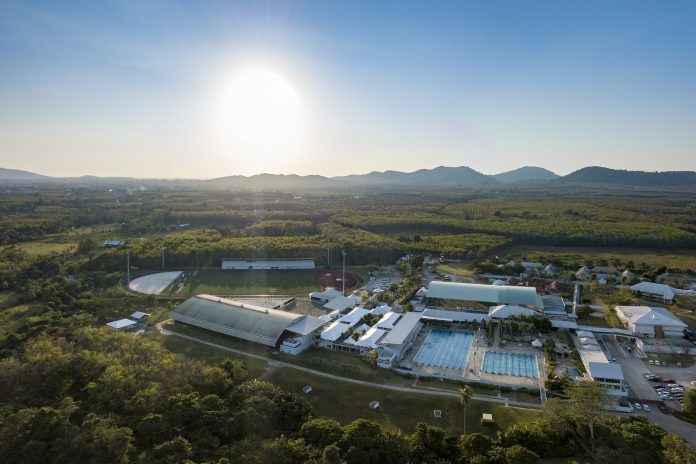 Thanyapura Phuket sports resort Aerial view of Thanyapura Phuket sports and health resort