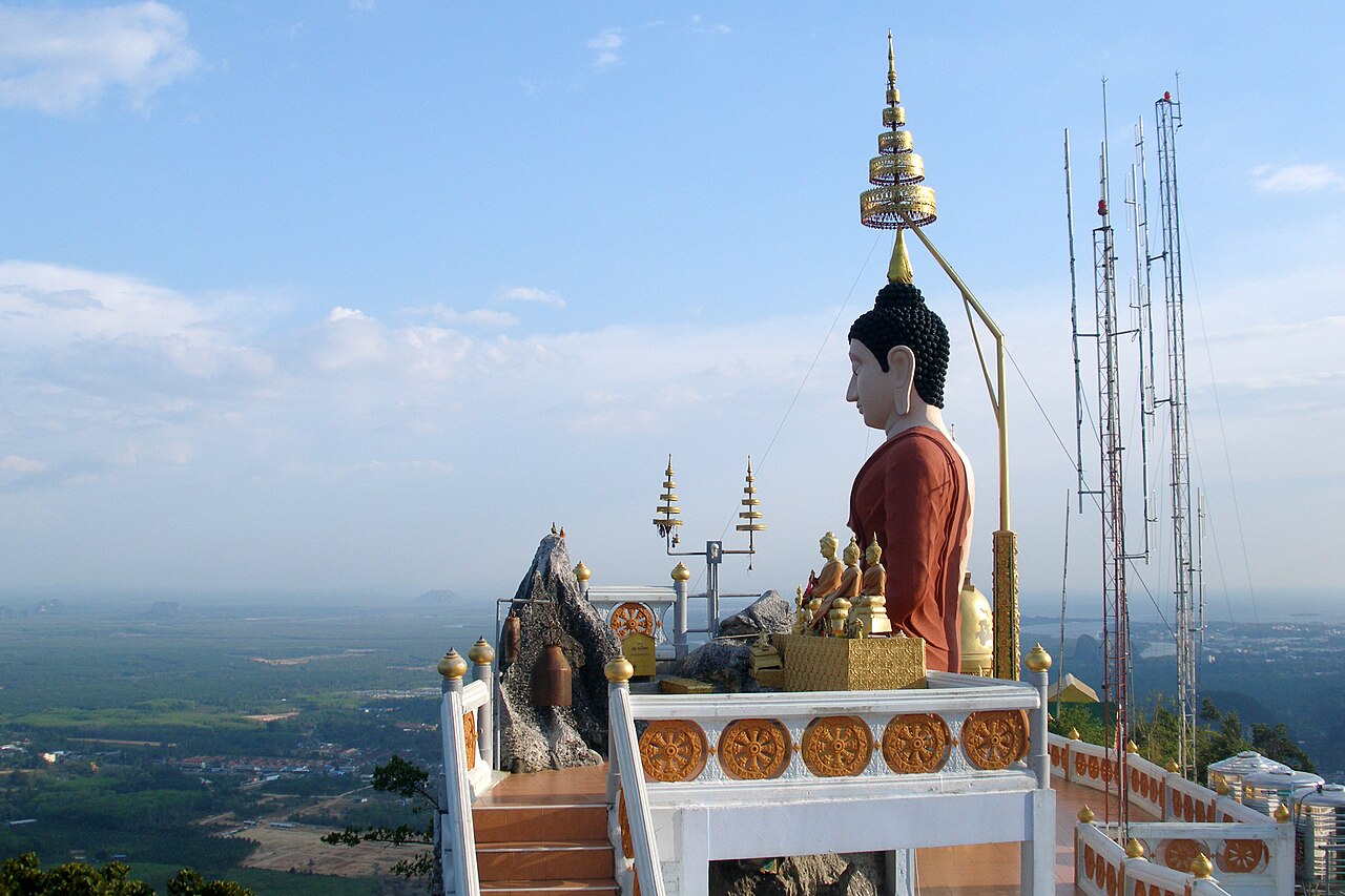 Buddha image at Tiger Cave Temple in Krabi