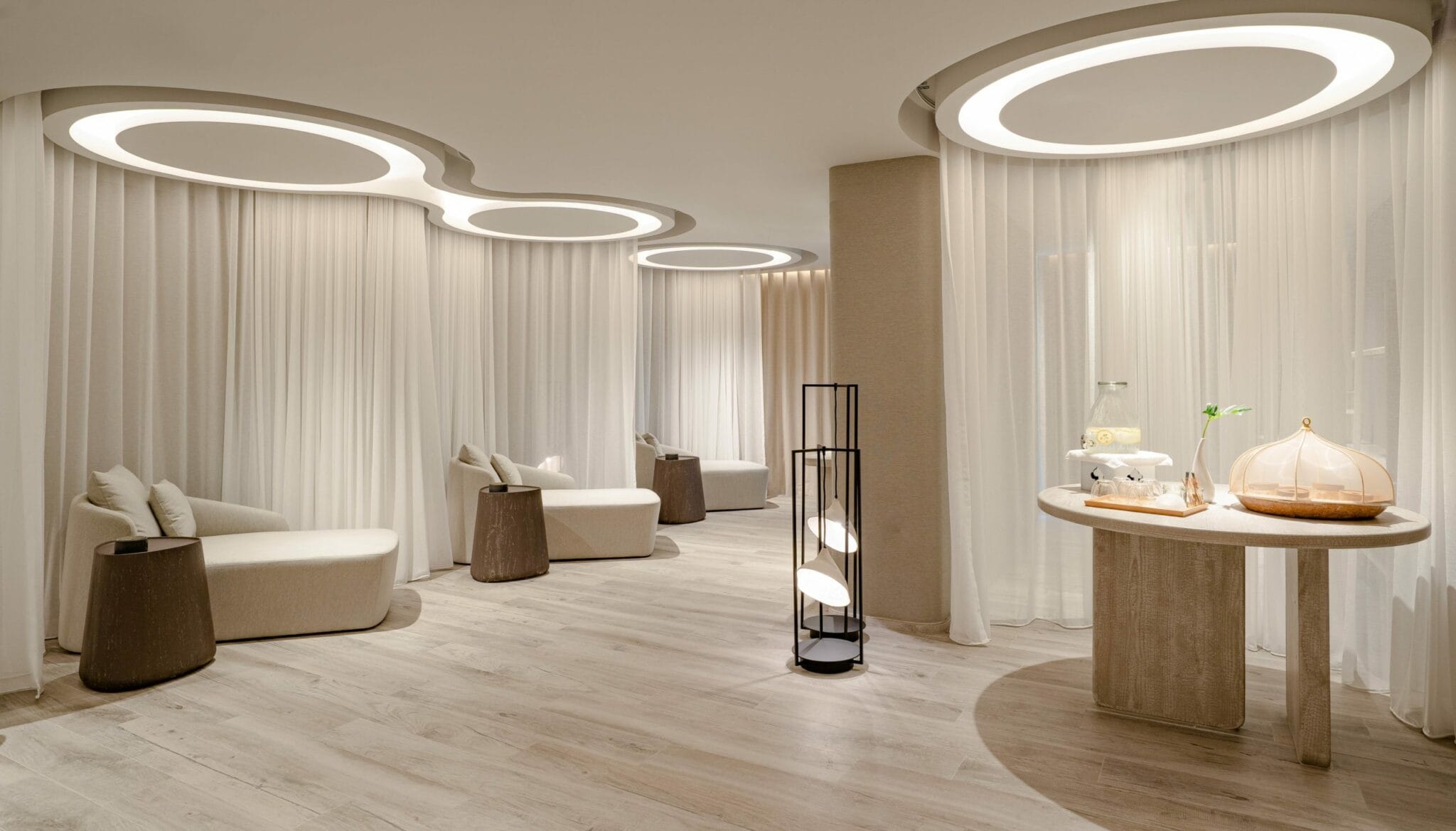 Massage treatment space at Amaranth Spa by HARNN