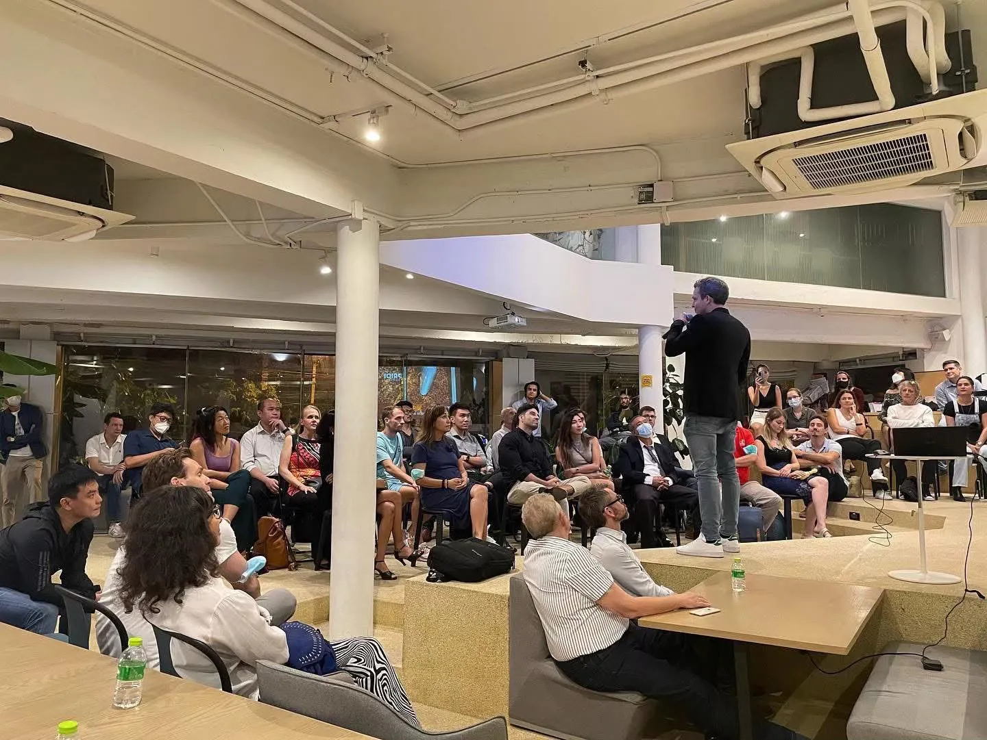 Flexible event and group-work area inside Atlas Workspace