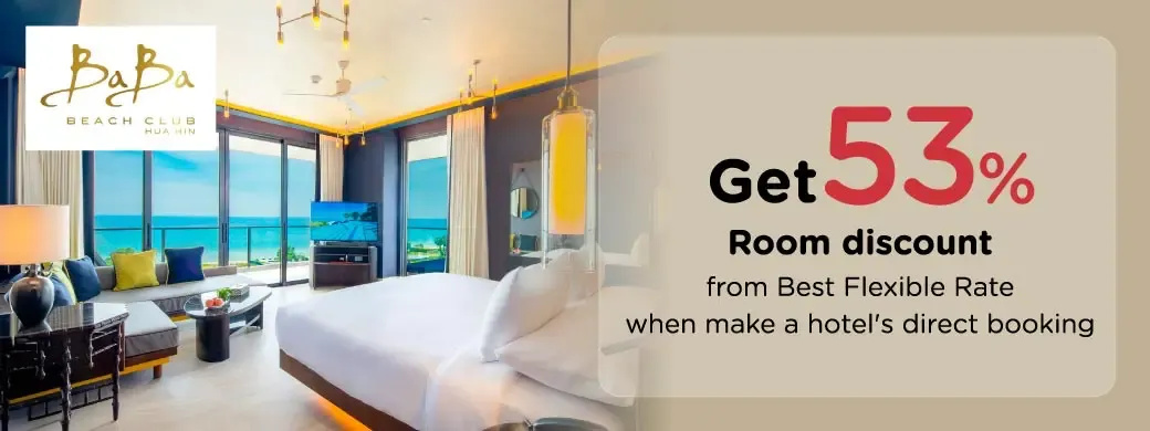 Baba Beach Club Hua Hin KTC room and spa promotion artwork