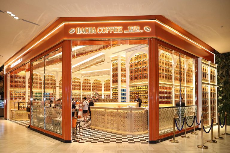Bacha Coffee boutique at Siam Paragon in Bangkok
