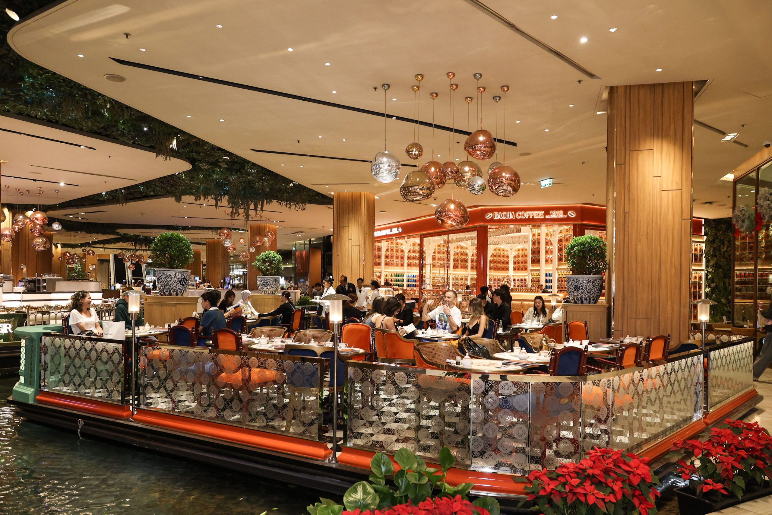 Interior of Bacha Coffee at Siam Paragon