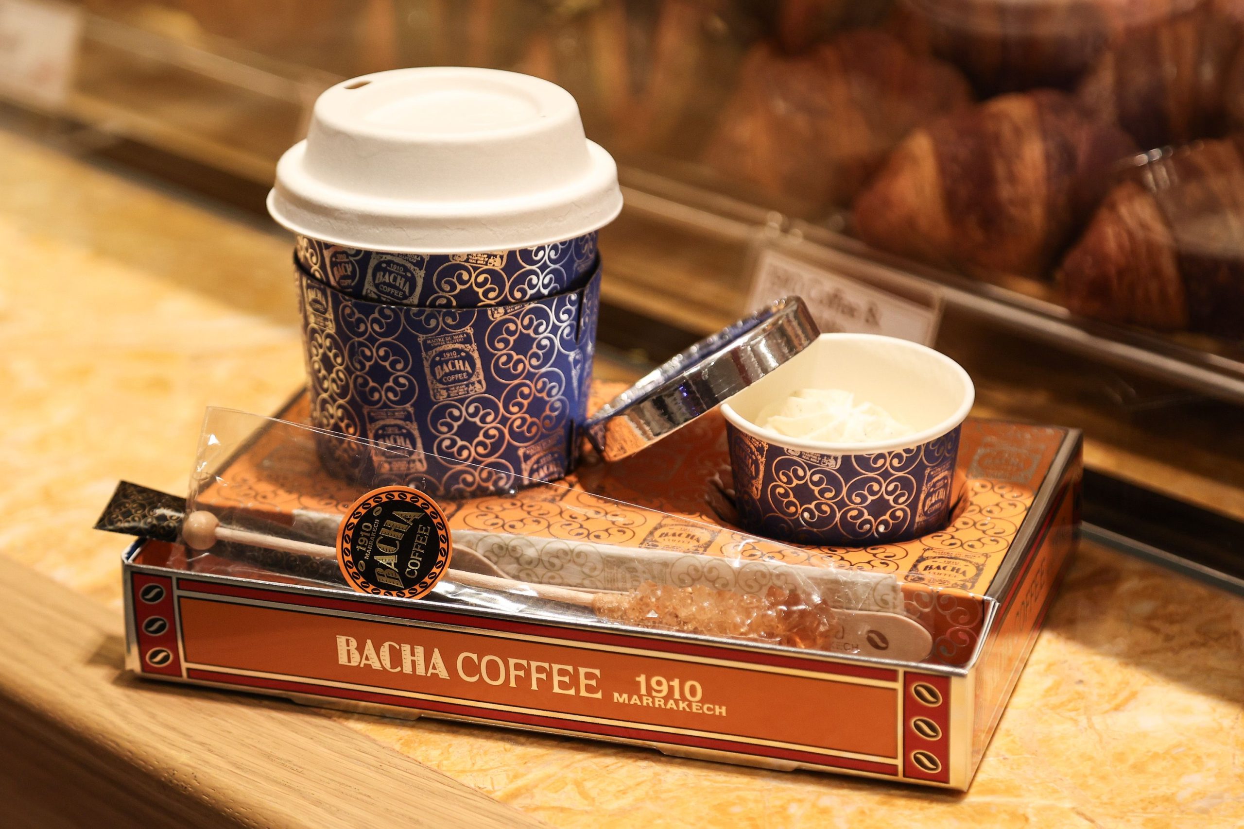 Coffee service at Bacha Coffee Siam Paragon
