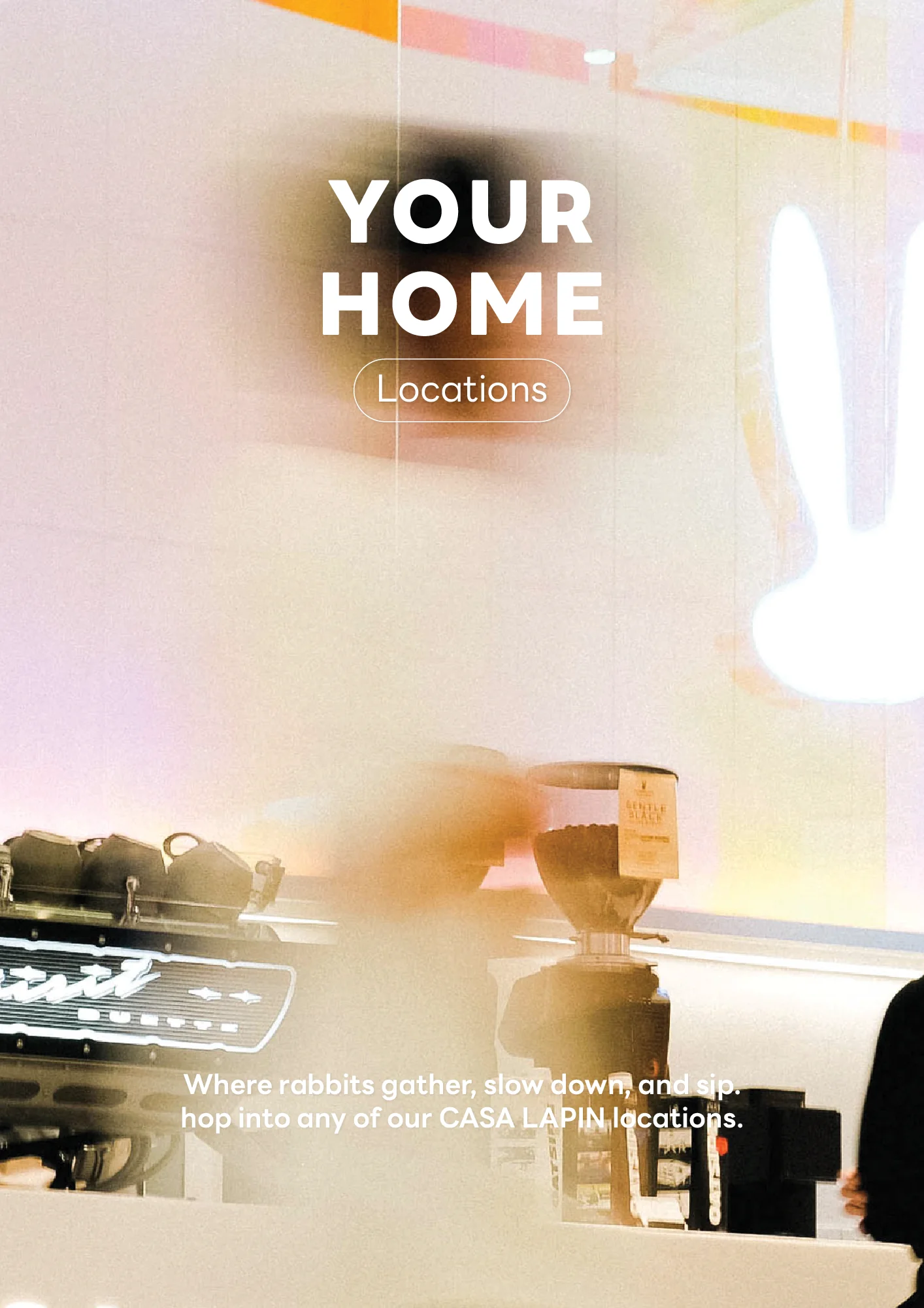 Casa Lapin coffee selection