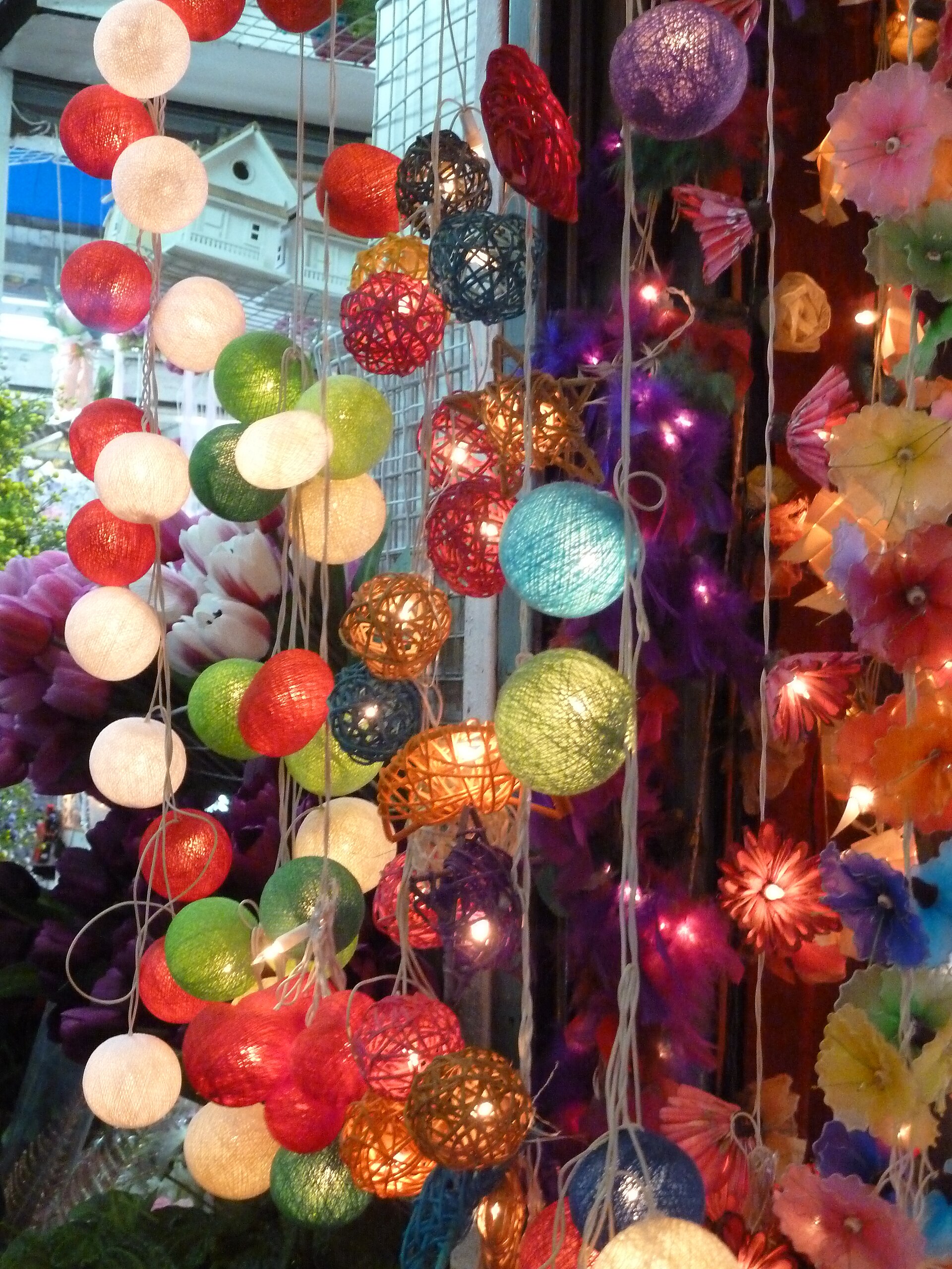 Merchandise displayed at Chatuchak Weekend Market