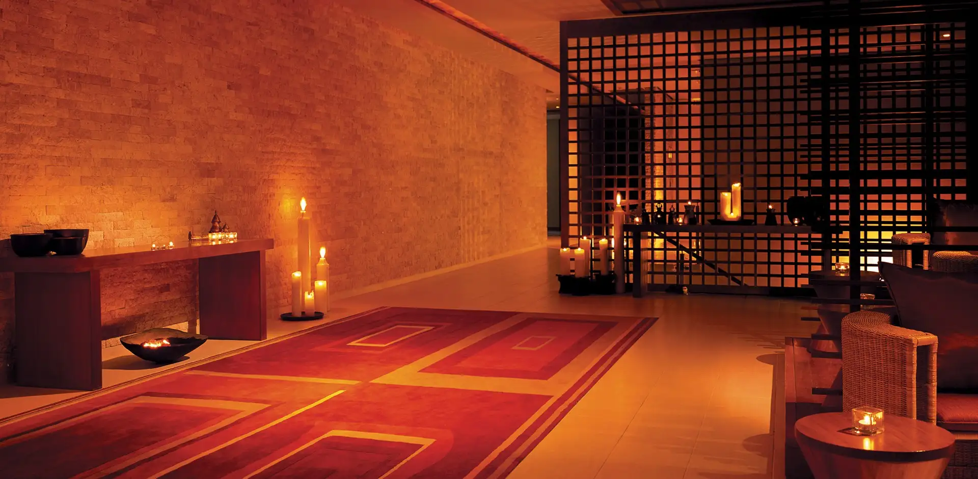 Relaxation space inside Chi, The Spa at Shangri-La Bangkok