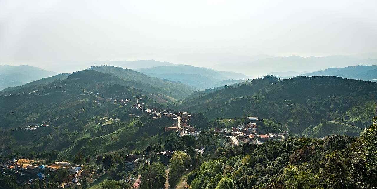 View over the eastern end of Mae Salong