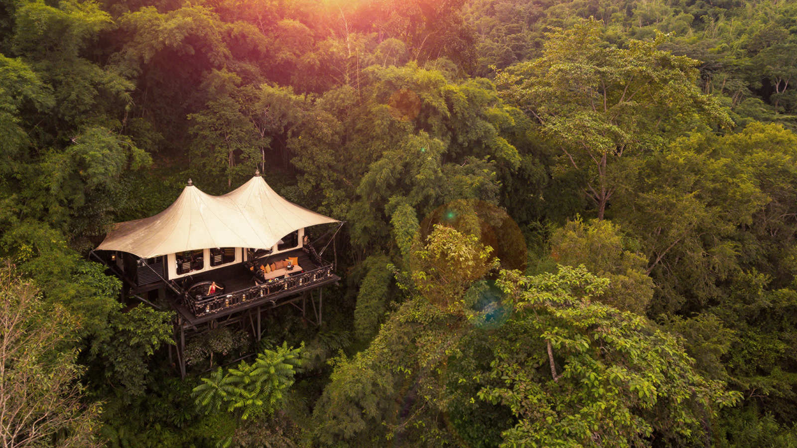 Four Seasons Tented Camp above the Golden Triangle jungle