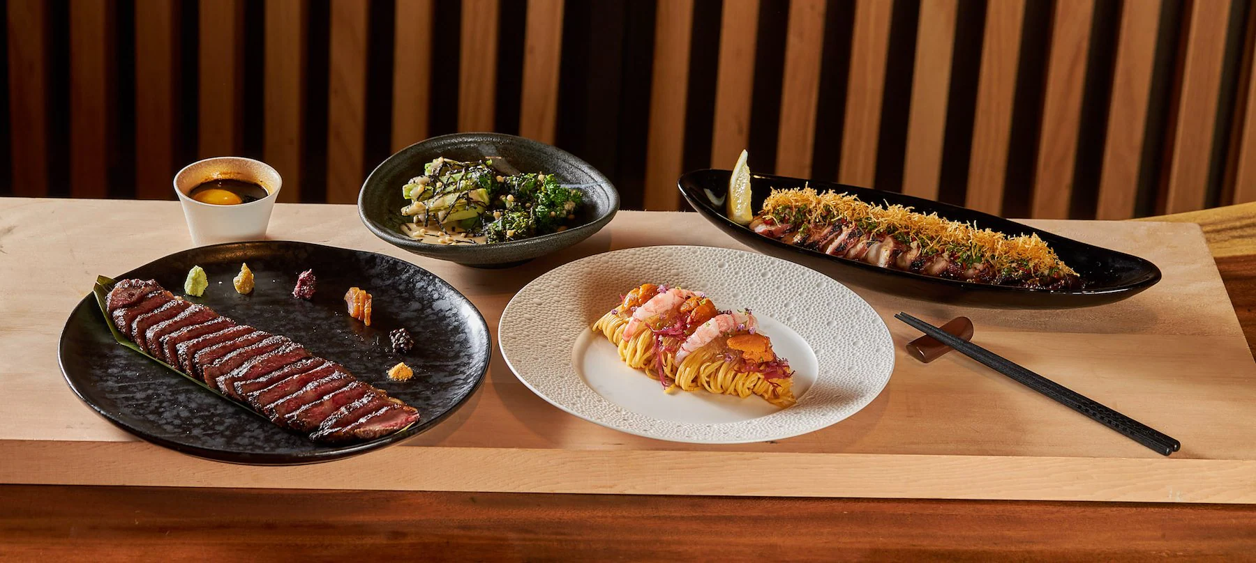 À la carte Japanese dish at Hashiri Bangkok