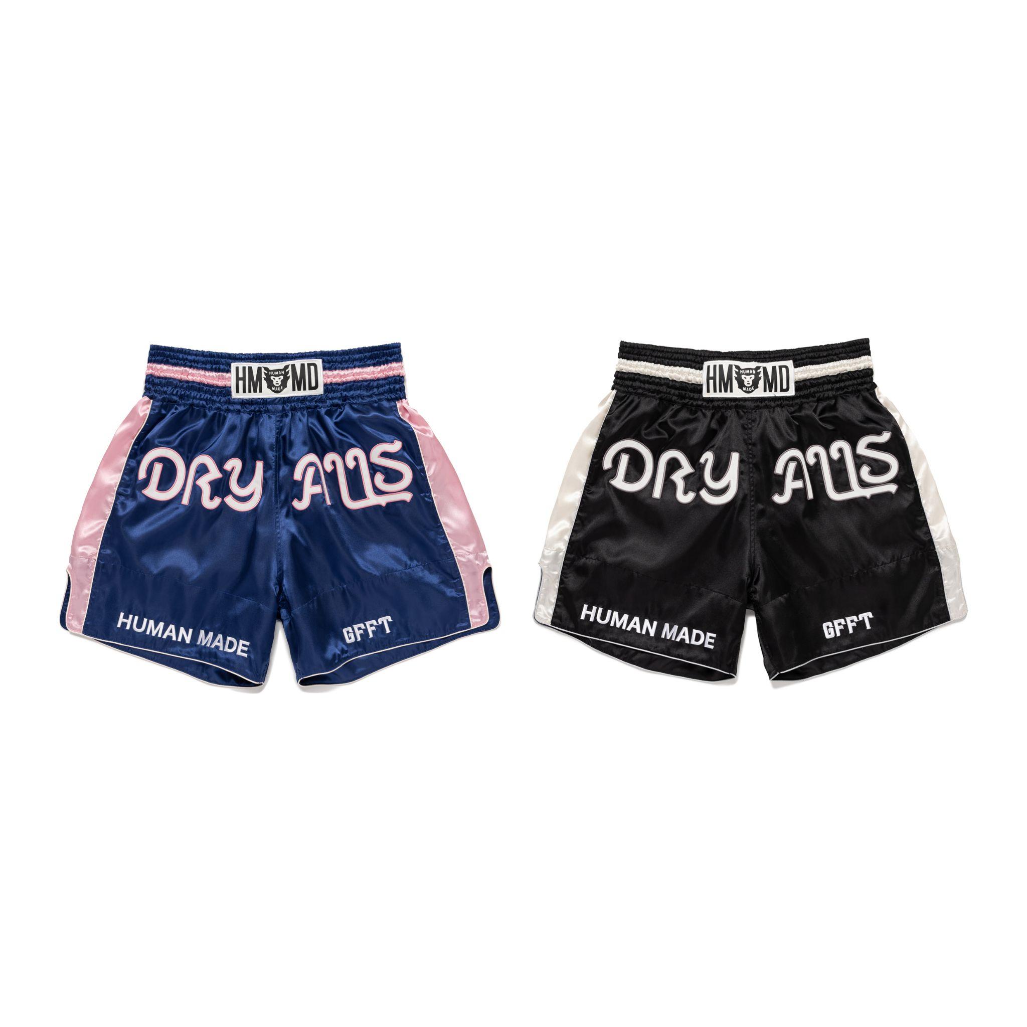HUMAN MADE Muay Thai shorts for the Bangkok store