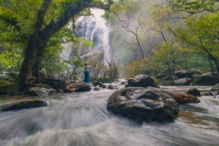 Khlong Lan Waterfall in Kamphaeng Phet province