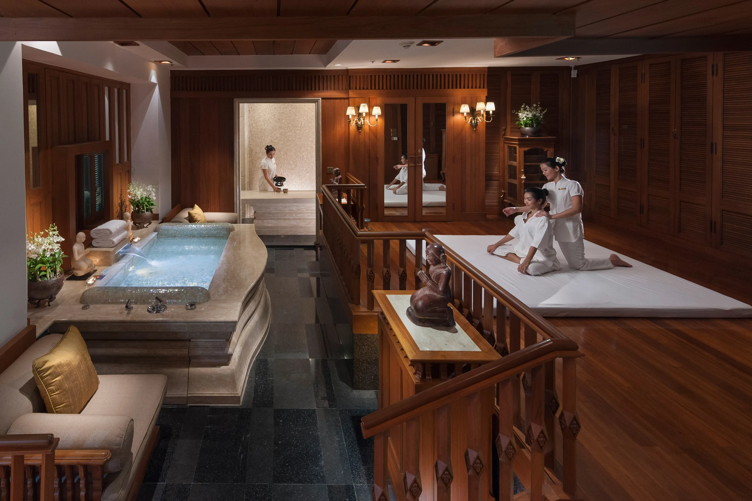 Private spa suite at The Oriental Spa Bangkok