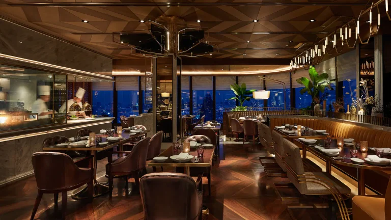 Penthouse Bar and Grill restaurant at Park Hyatt Bangkok