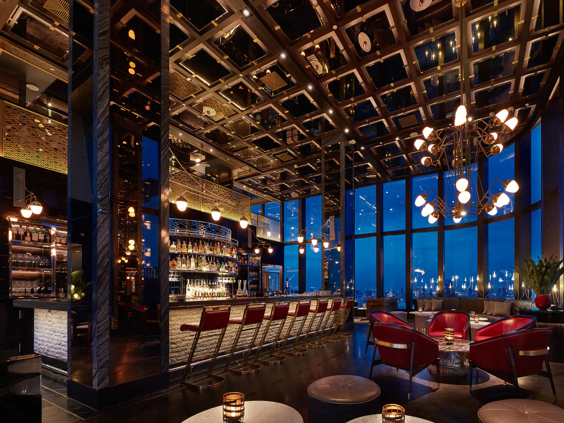 Penthouse Cocktail Bar on level 35 of Park Hyatt Bangkok